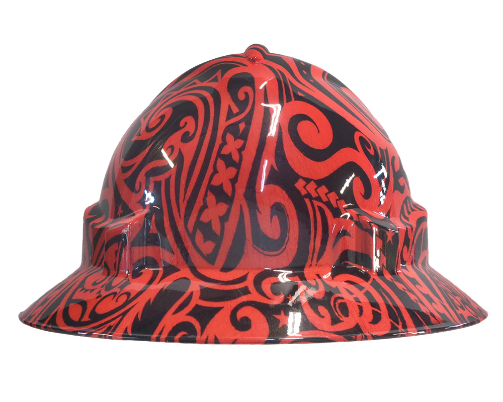 Cool Hard Hats Unisex TRIBAL RED Pro Choice Wide Brim Safety Hard Hat