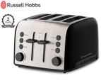 Russell Hobbs Brooklyn 4-Slice Toaster - Black RHT94BLK
