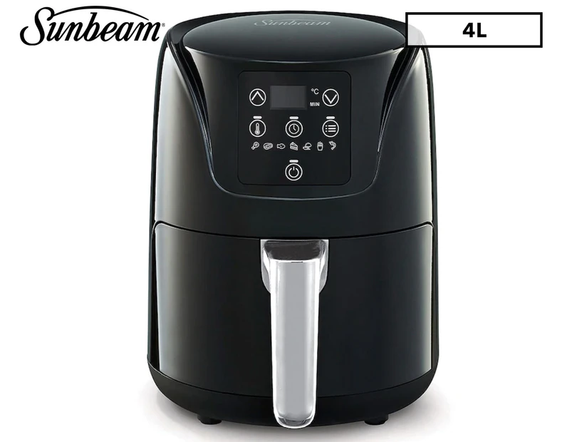 Sunbeam 4L Digital Copper Infused DuraCeramic Air Fryer - Black AFP4100BK