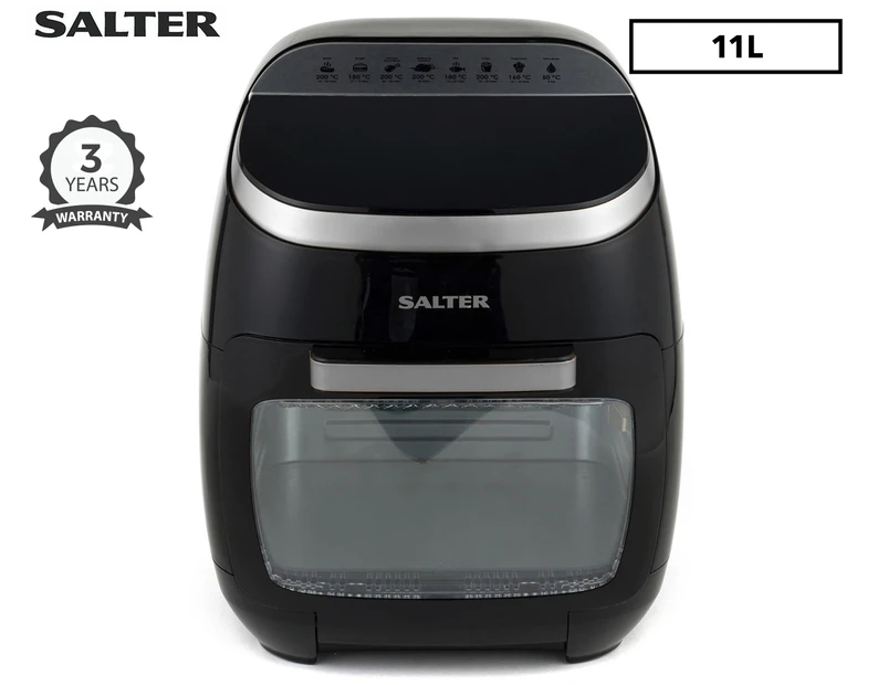 Salter Aerocook Pro XL 11 Litre Air Fryer, Dehydrator & Oven - Black/Silver