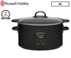 Russell Hobbs 6L Searing Slow Cooker - Matte Black RHSC650BLK 1