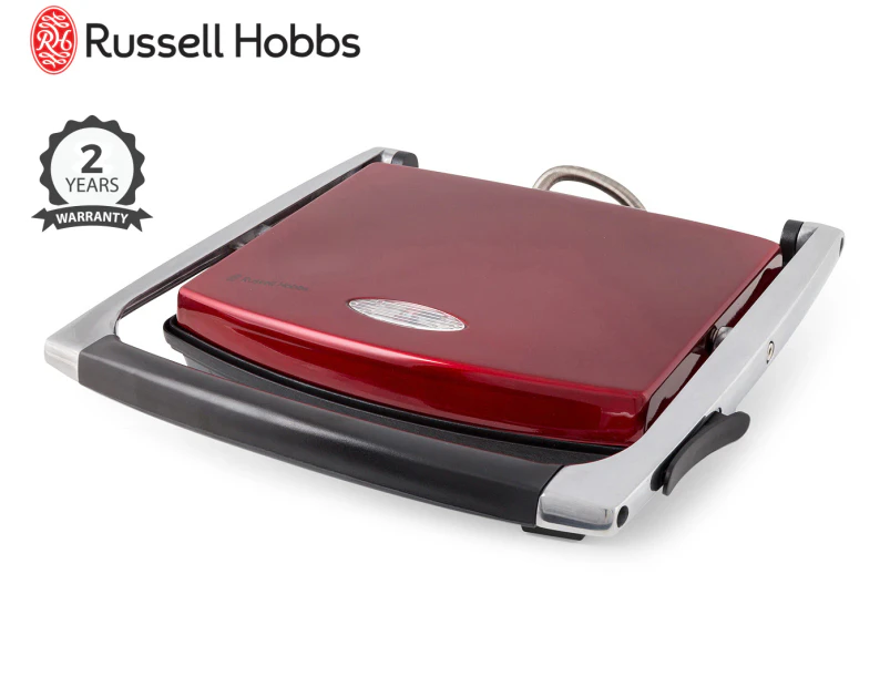 Russell Hobbs Sandwich Press - Ruby Red RHSP801