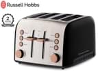 Russell Hobbs Brooklyn 4-Slice Toaster - Copper RHT94COP video