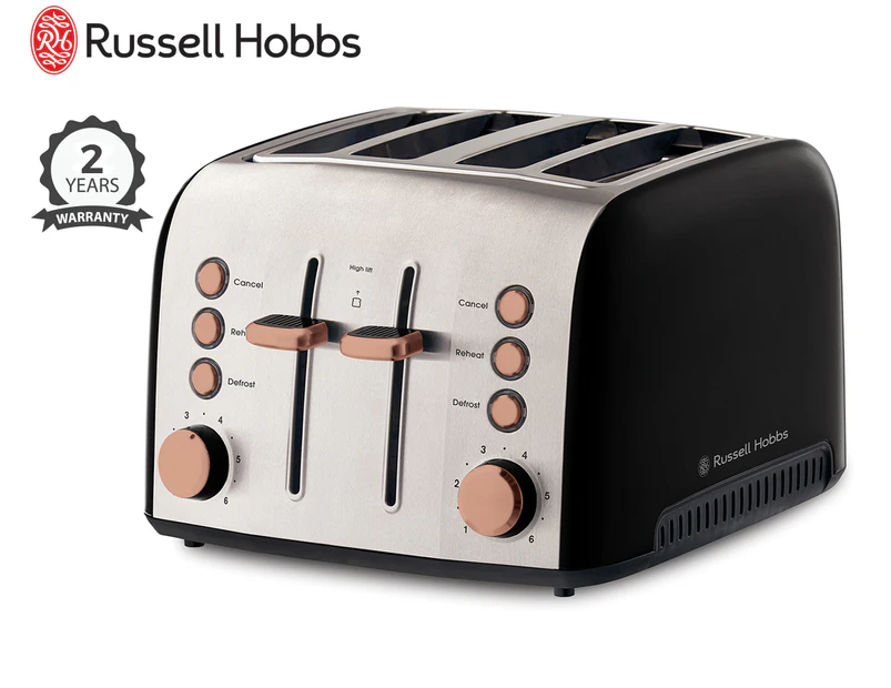 Russell Hobbs Brooklyn 4-Slice Toaster - Copper