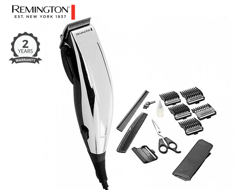 Remington 12-Piece Precision Haircut Kit - Silver/Black HC70 |  .au