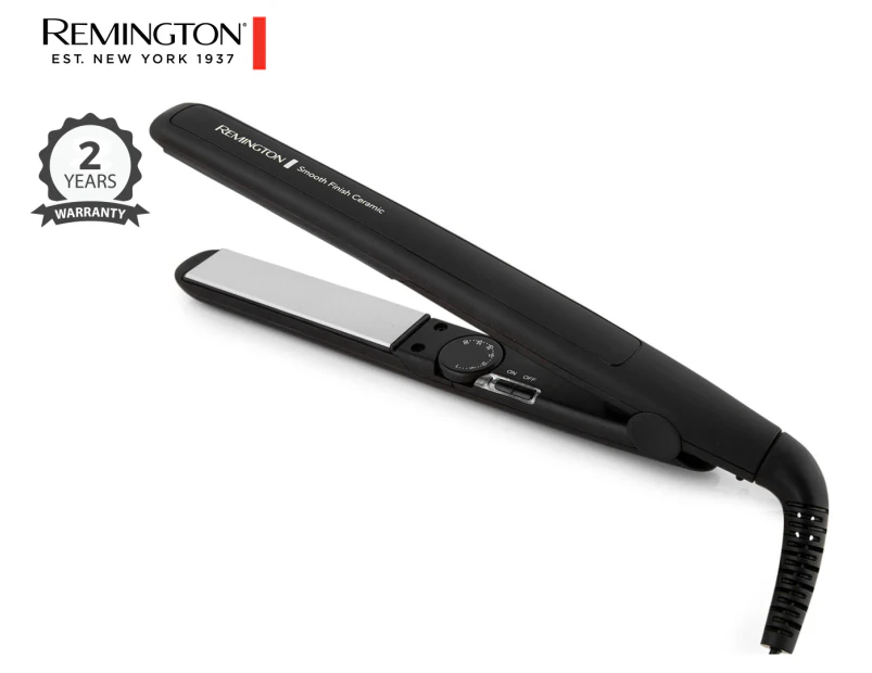 Remington Smooth Finish Ceramic Hair Straightener - Black S3505AU