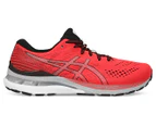 ASICS Men's GEL-Kayano 28 Running Shoes - Black/Electric Red