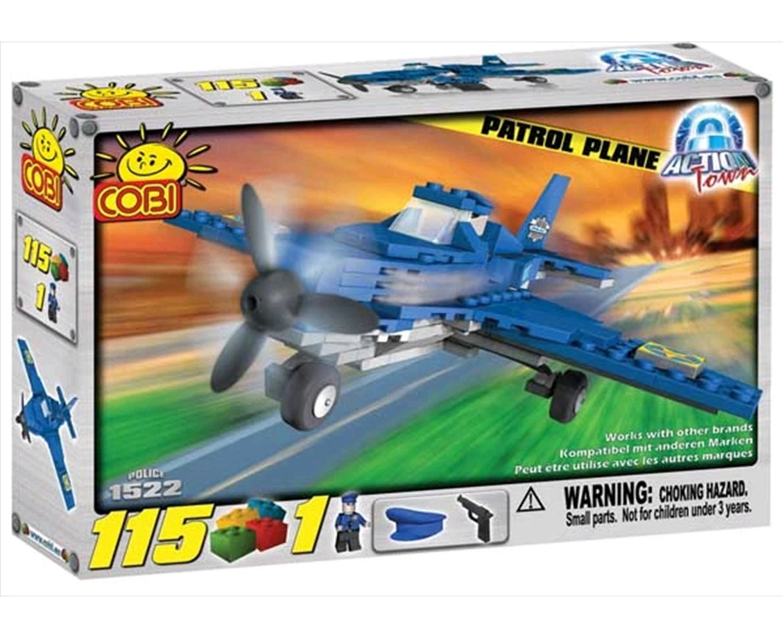 Action Town - 115 Piece Patrol Plane Construction Set