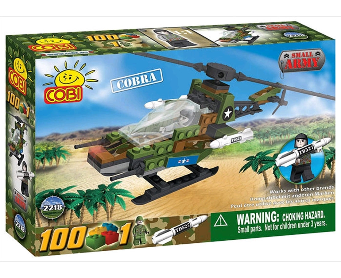 Cobi: Small Army 100 Piece Cobra Military Helicopter Construction Set ...