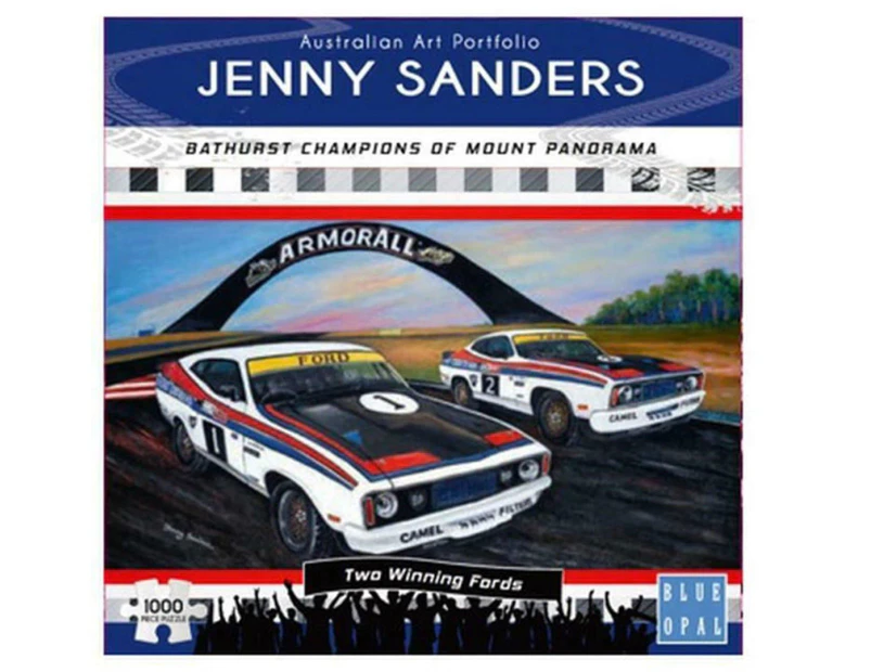 Jenny Sanders Two Winning Fords 1000-Piece Jigsaw Puzzle