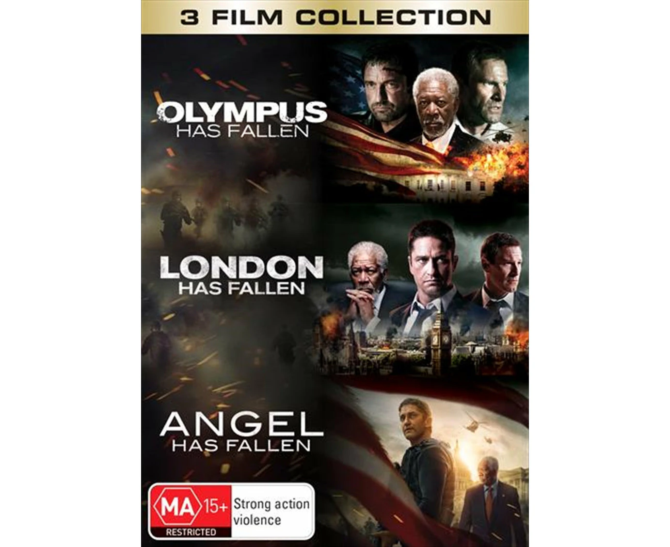 Olympus Has Fallen / London Has Fallen / Angel Has Fallen Dvd