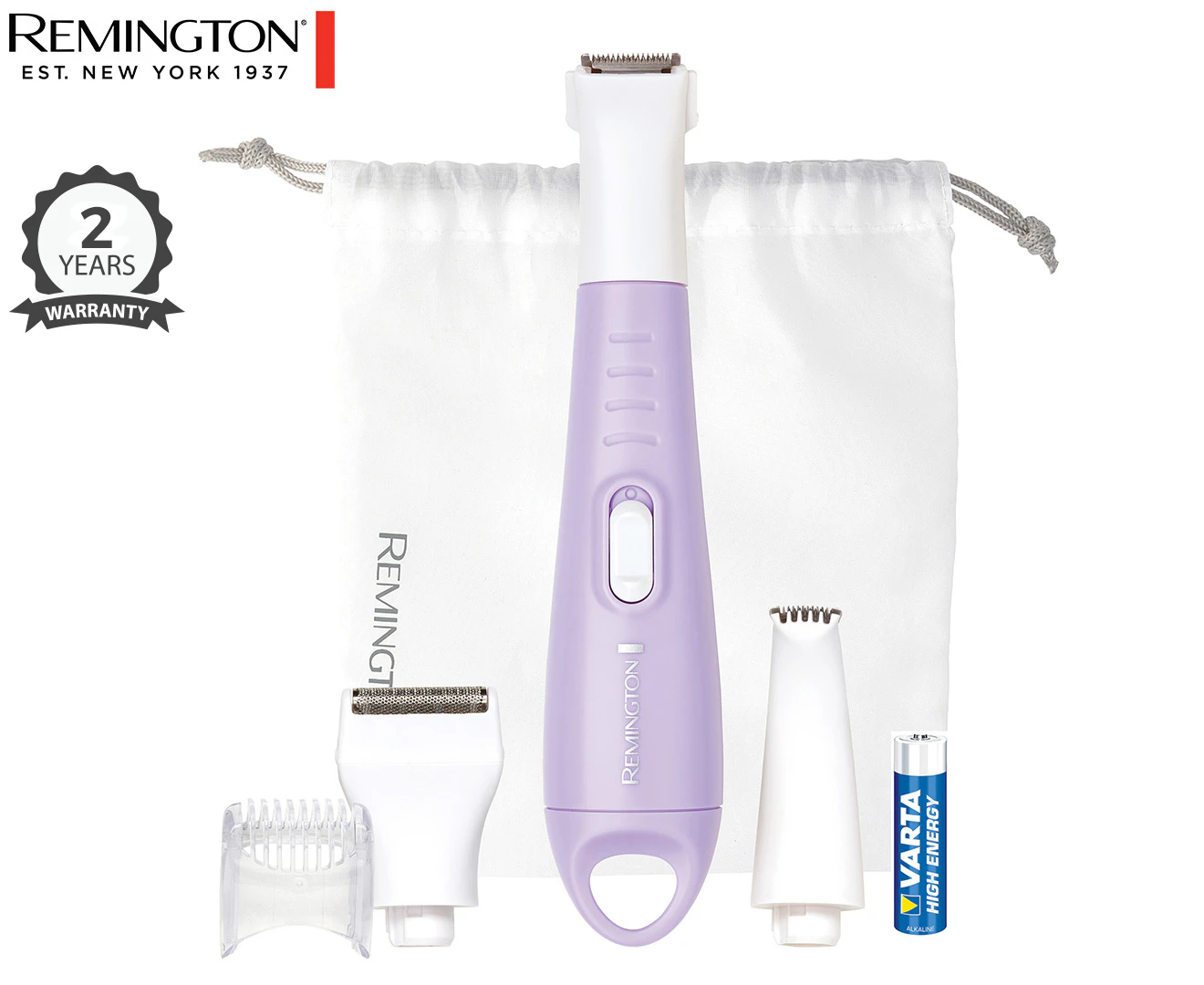 Remington Cordless Trim & Shave Wet & Dry Women Body/Bikini Hair Trimmer Kit