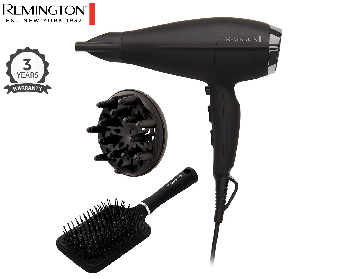 Remington 2300W Salon Stylist Ceramic Keratin Argan Infuse Ionic Blow Hair Dryer