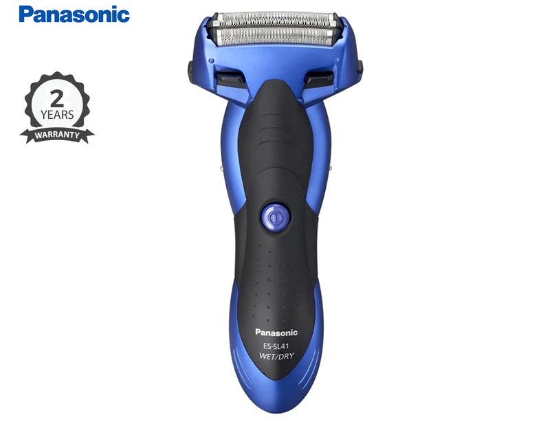Panasonic 3 Blade Wet & Dry Rechargeable Shaver - Blue ES-SL41-A541