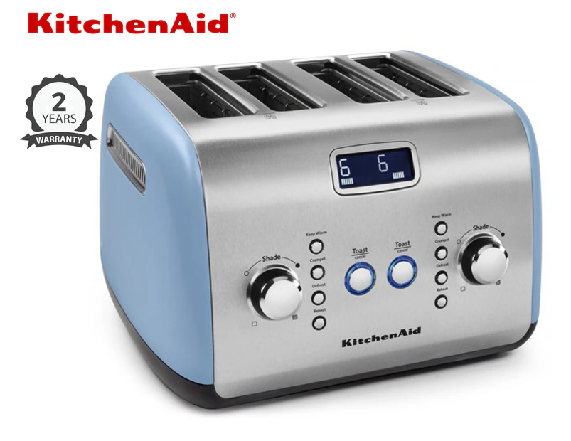 KitchenAid Artisan 4 Slice Automatic Toaster - Blue Velvet 5AKMT423VB