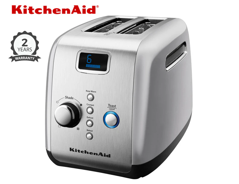 KitchenAid Artisan 2 Slice Toaster - Contour Silver 5AKMT223CU
