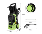 Oppsbuy 3900PSI High Pressure Washer 2500W Electric Water Cleaner Gurney Pump 10M Hose Green