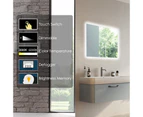 750x90cm Bathroom Mirror LED Lighting 3 Color Dimmable Touch Switch Defogger Frameless Rectangle SAA