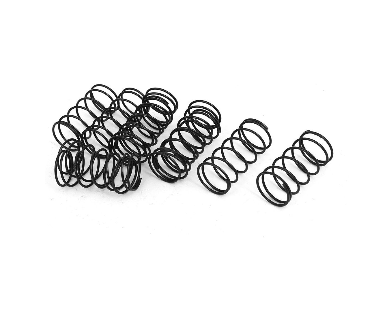 sourcingmap 1.2mm Wire Dia 11mm Outer Diameter 40mm Length Compression Spring Black 10pcs 