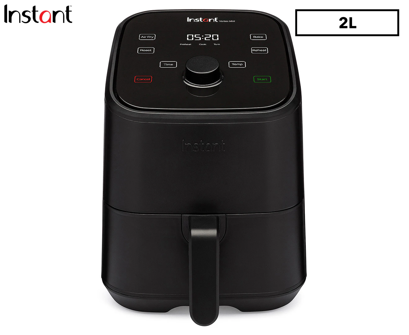 Vortex Air Fryer (Black) - 2 Litre