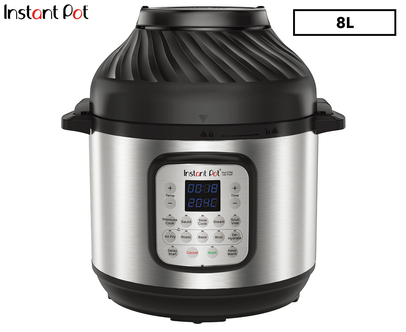 Instant Pot 8L Duo Crisp + Air Fryer / Pressure Cooker | Catch.co.nz