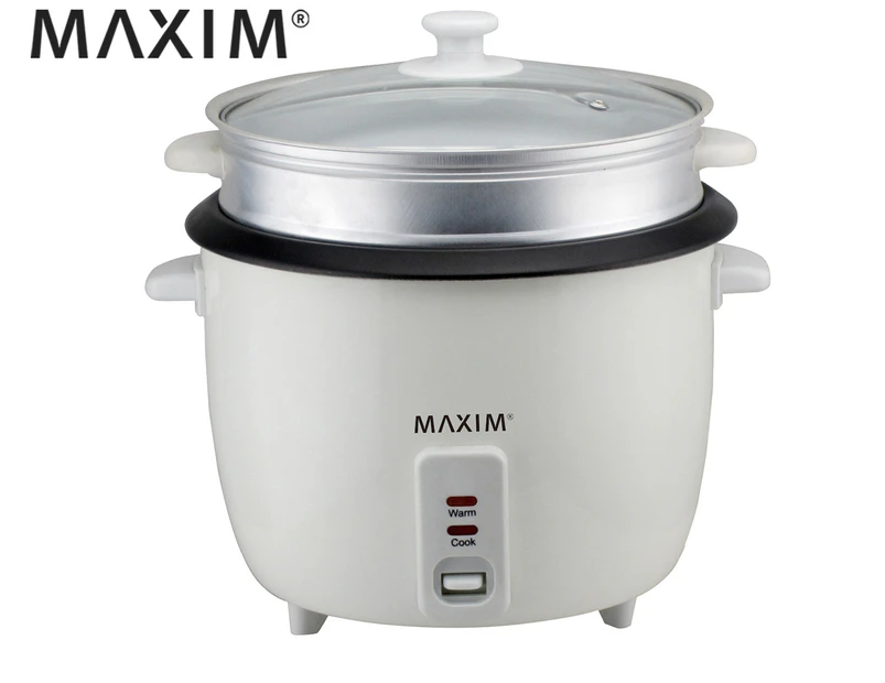 Maxim 5-Cup KitchenPro Rice Cooker - White MKRC5