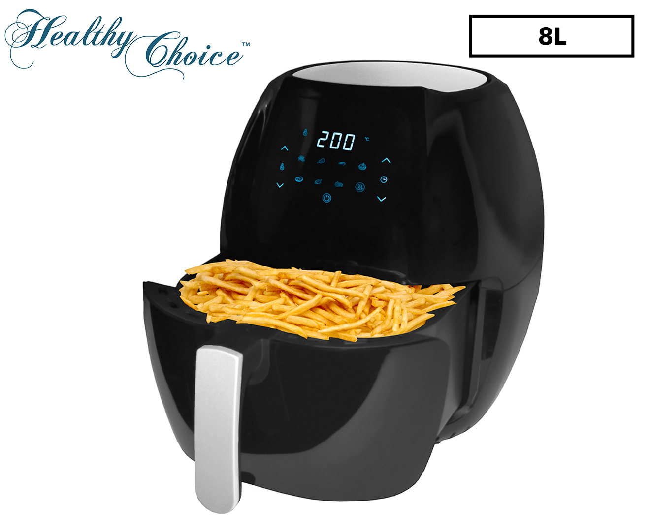 Healthy Choice 8 Litre Digital Air Fryer for Healthy Oil-Free
