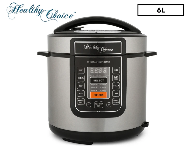 Healthy Choice 6L Pressure & Slow Cooker - PC600