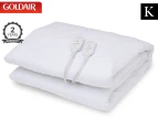 Goldair King Bed Antibacterial Electric Blanket - White GPAB-AK