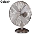 Goldair 30cm Satin Chrome Desk Fan - GCDF185 1