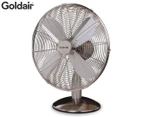 Goldair 30cm Satin Chrome Desk Fan - GCDF185