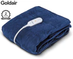 Goldair 180x120cm Heated Weighted Blanket - Blue GWTH300