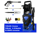 Oppsbuy 3900PSI Electric High Pressure Washer 2500W Cleaner Electric Water Gurney Pump 10M Hose Blue