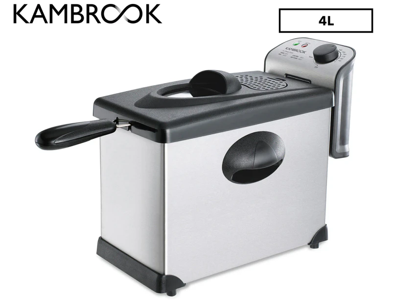 Kambrook 4L Deep Fryer - Stainless Steel KDF560