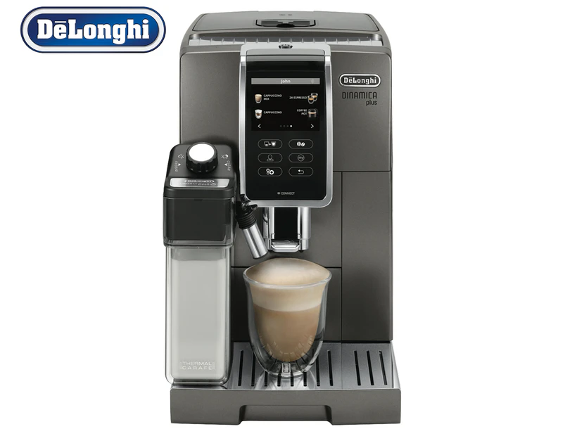 DéLonghi Dinamica Plus Fully Automatic Coffee Machine - Titanium ECAM37095T