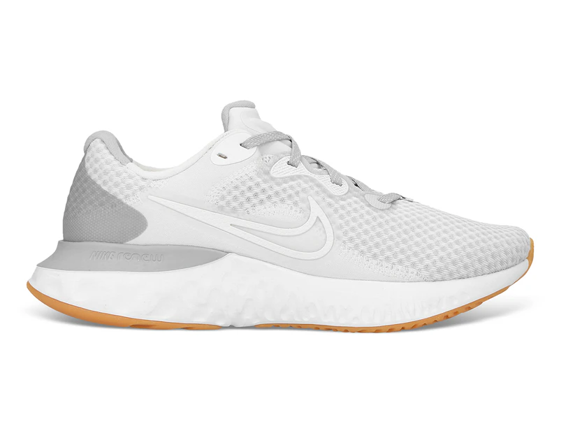 Nike Men's Renew Run 2 Running Shoes - Platinum/Tint White/Grey