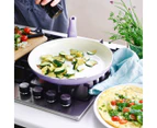 GreenLife 16-Piece Soft Grip Ceramic Non Stick Cookware Set - Lavender
