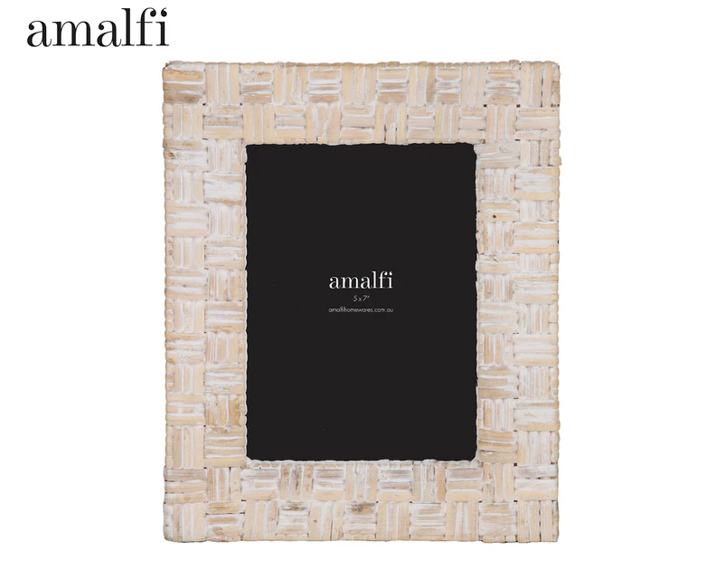 Amalfi 5x7" Cardell Photo Frame - Whitewash