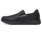 Skechers Men's Work Nampa Groton Slip Resistant Relaxed Fit Shoes - Black