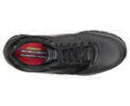 Skechers Men's Work Nampa Slip Resistant Relaxed Fit Shoes - Black