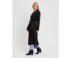 THE FATED Women's Matisse Trench - Black - Outerwear