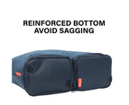 KOELE Shopper Bag Tote Bag Foldable Travel Laptop Grocery KO-DUAL - Navy