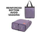 KOELE Shopper Bag Tote Bag Foldable Travel Laptop Grocery KO-SHOULDER - Purple