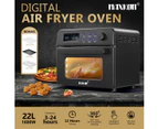 Maxkon 22L Air Fryer Oven Toaster 13-in-1 Electric Stove Kitchen Appliance Black