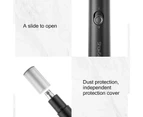 Nose Ear Hair Trimmers C1 Bk Portable Electric Trimmer Removable Washable Double Edged 360 Rotating Cutter Heads - Black