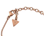 GUESS Central Heart Necklace - Rose Gold