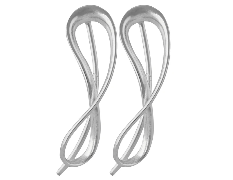 Georg Jensen Infinity Ear Cuff Earrings - Silver