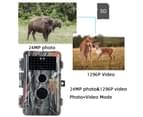10 Pack Game Trail Wildlife Deer Cameras 24MP 1296P With Night Vision PIR Motion Activated Waterproof IP66 No Glow Infrared 0.3s Trigger 8