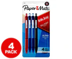 Paper Mate InkJoy Ballpoint Pens 4-Pack - Black/Blue/Red