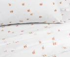 Jelly Bean Kids Bumble Printed Bed Sheet Set - White/Multi SB/DB